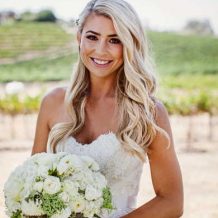 Way To Wear Hair With A Strapless Wedding Dress